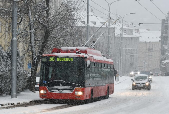 sneženie, Bratislava, problémy MHD