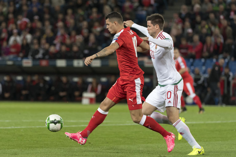 Granit Xhaka, Richárd Guzmics