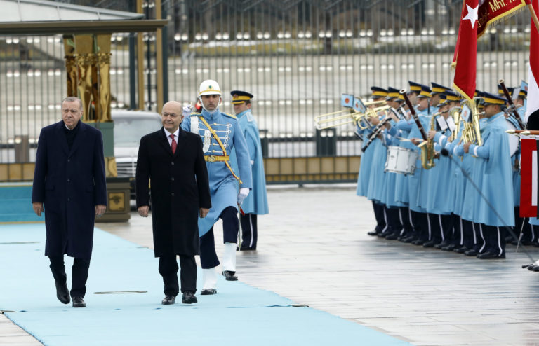 Recep Tayyip Erdogan, Barham Salih