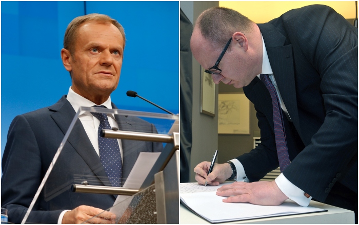 Donald Tusk, Pawel Adamowicz