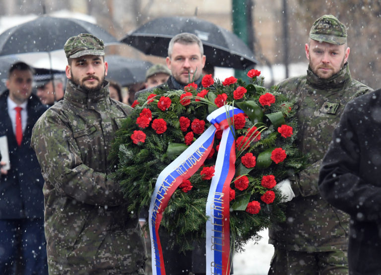 74. výročie oslobodenia mesta Prešov, Peter Pellegrini, Andrea Turčanová