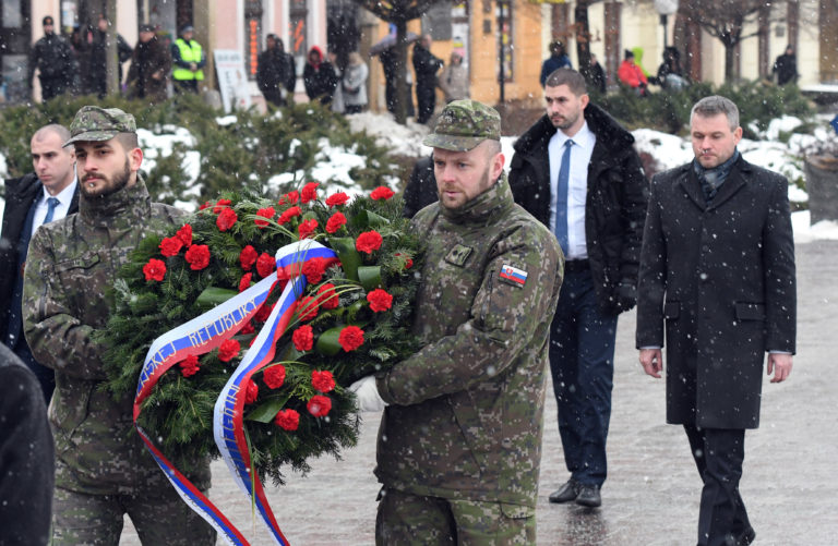 74. výročie oslobodenia mesta Prešov, Peter Pellegrini, Andrea Turčanová
