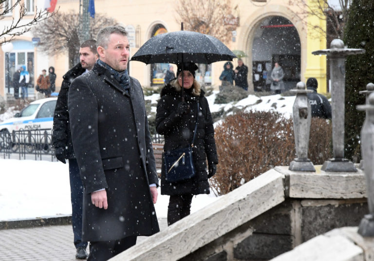 74. výročie oslobodenia mesta Prešov, Peter Pellegrini, Andrea Turčanová