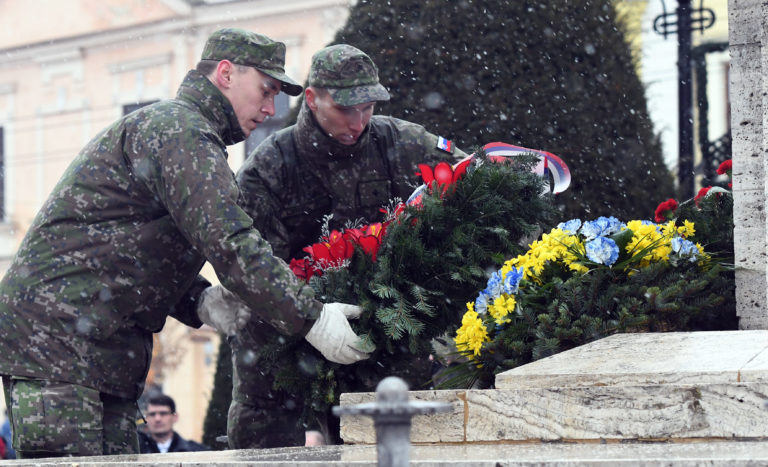 74. výročie oslobodenia mesta Prešov, Peter Pellegrini, Andrea Turčanová