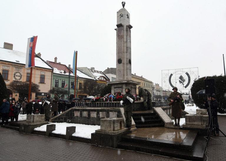 74. výročie oslobodenia mesta Prešov, Peter Pellegrini, Andrea Turčanová