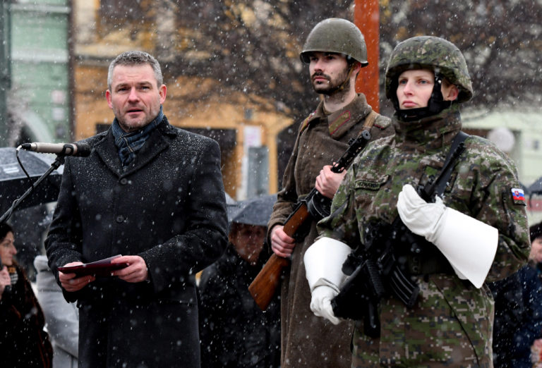 74. výročie oslobodenia mesta Prešov, Peter Pellegrini, Andrea Turčanová