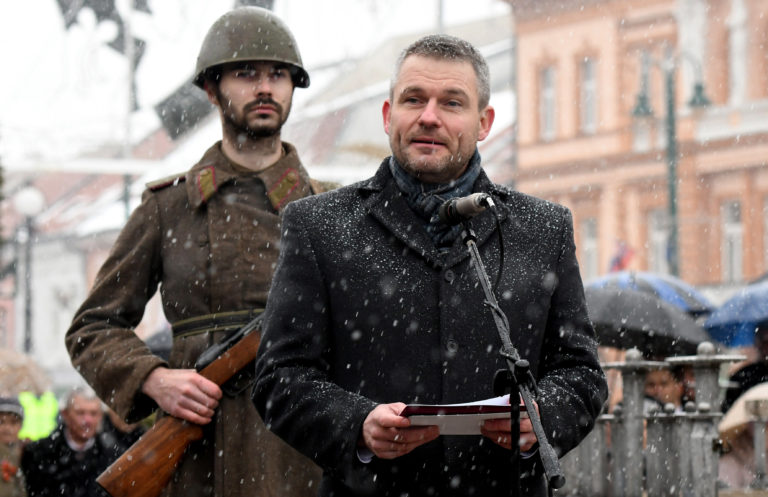74. výročie oslobodenia mesta Prešov, Peter Pellegrini, Andrea Turčanová
