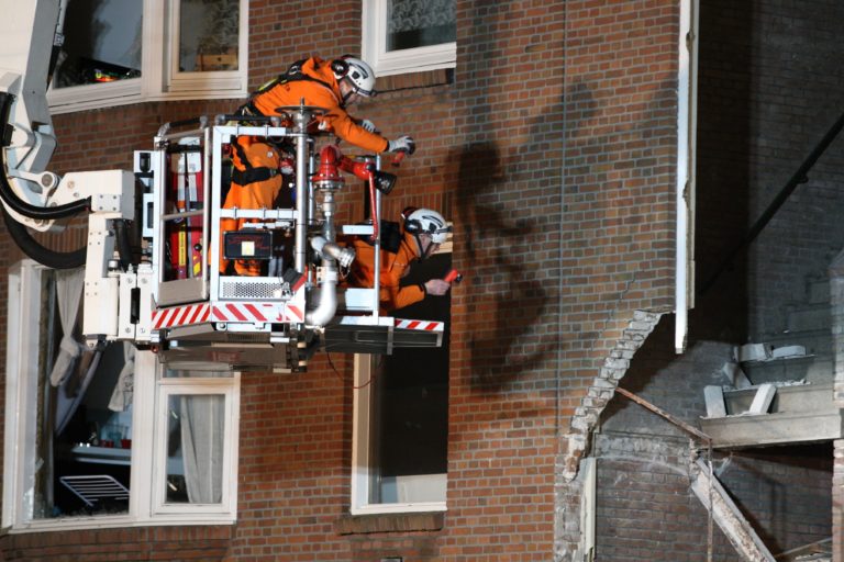 zrútená budova, Haag