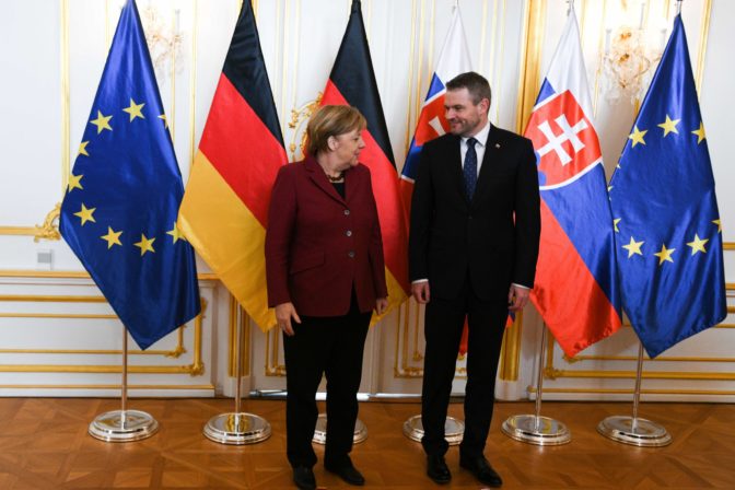 Angela Merkelová, Peter Pellegrini