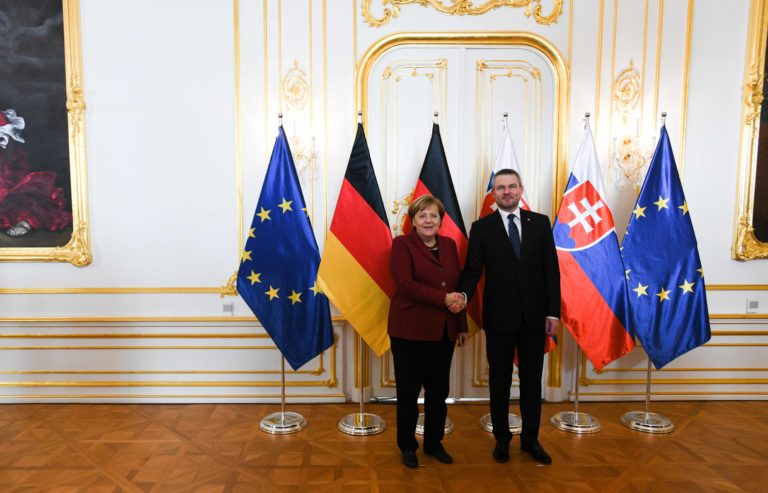 Angela Merkelová, Peter Pellegrini