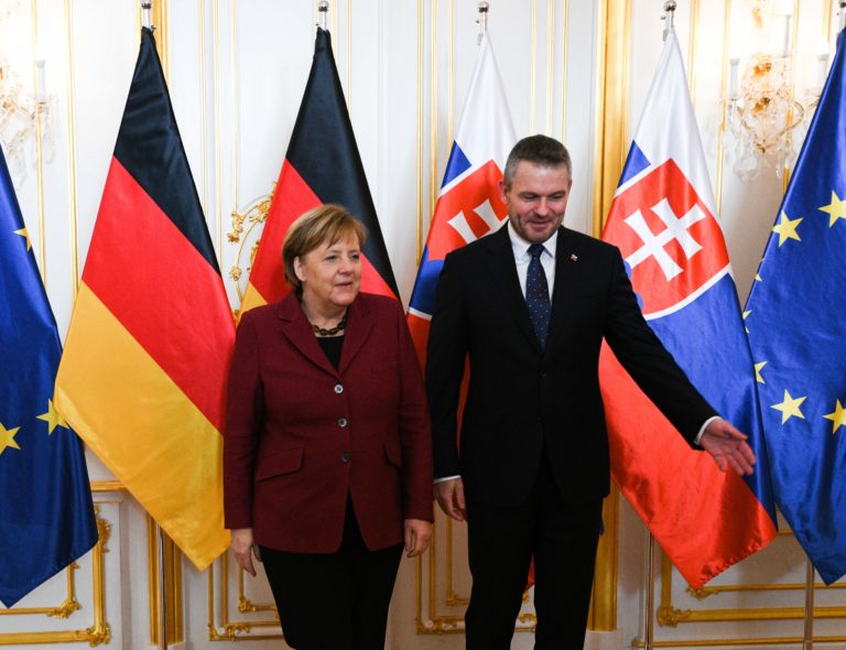 Angela Merkelová, Peter Pellegrini