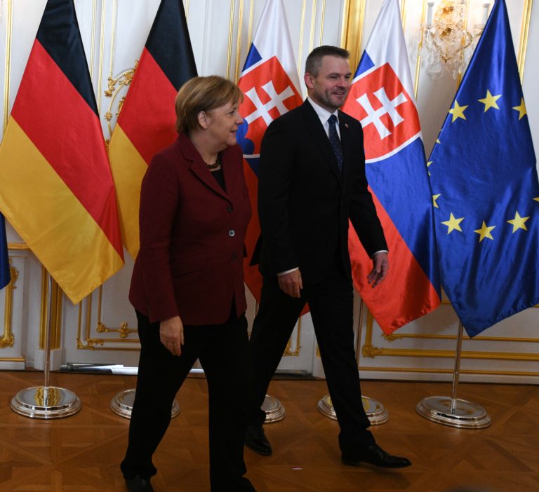 Angela Merkelová, Peter Pellegrini