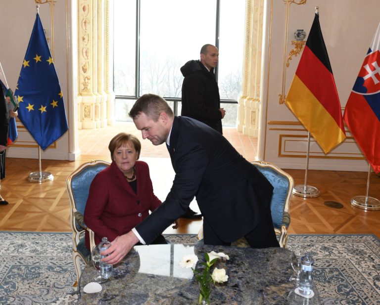 Angela Merkelová, Peter Pellegrini