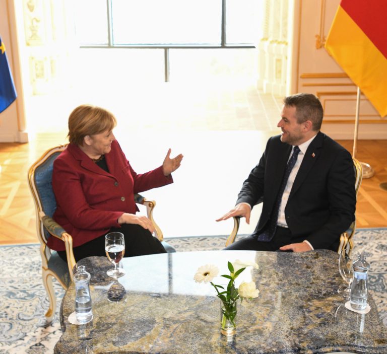 Angela Merkelová, Peter Pellegrini