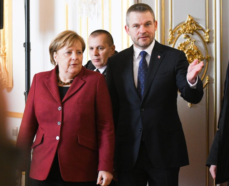 Angela Merkelová, Peter Pellegrini