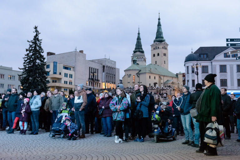 ZHROMAŽDENIE: Za slušné Slovensko v Žiline