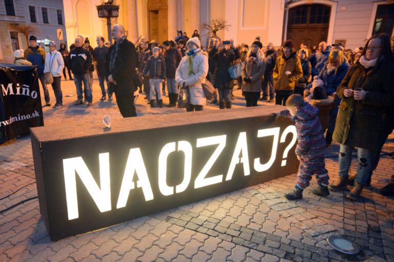 Zhromaždenie: Za slušné Slovensko Banská Bystrica