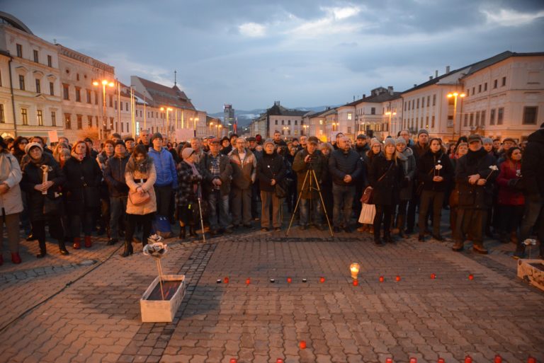 Zhromaždenie: Za slušné Slovensko Banská Bystrica