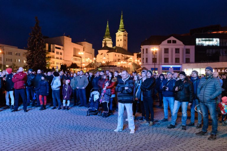 ZHROMAŽDENIE: Za slušné Slovensko v Žiline