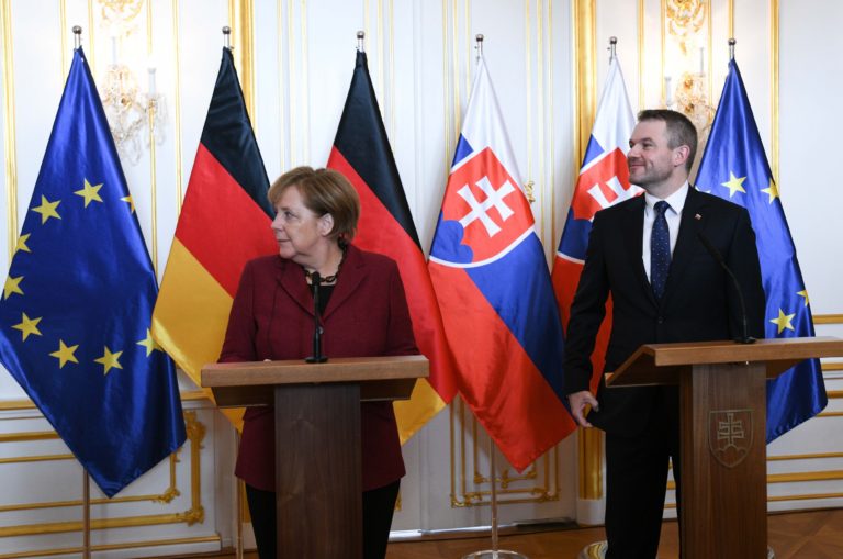 Angela Merkelová, Peter Pellegrini