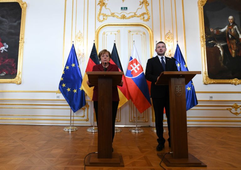 Angela Merkelová, Peter Pellegrini