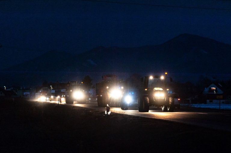 protest farmárov
