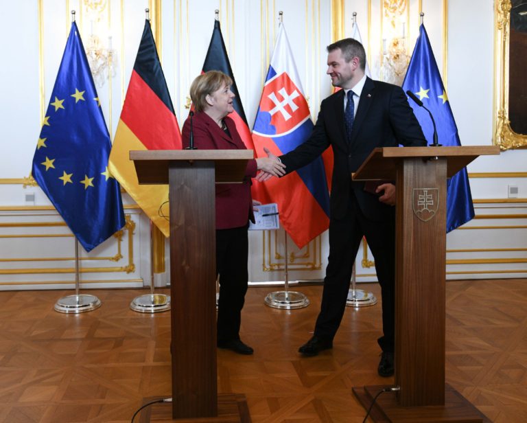 Angela Merkelová, Peter Pellegrini