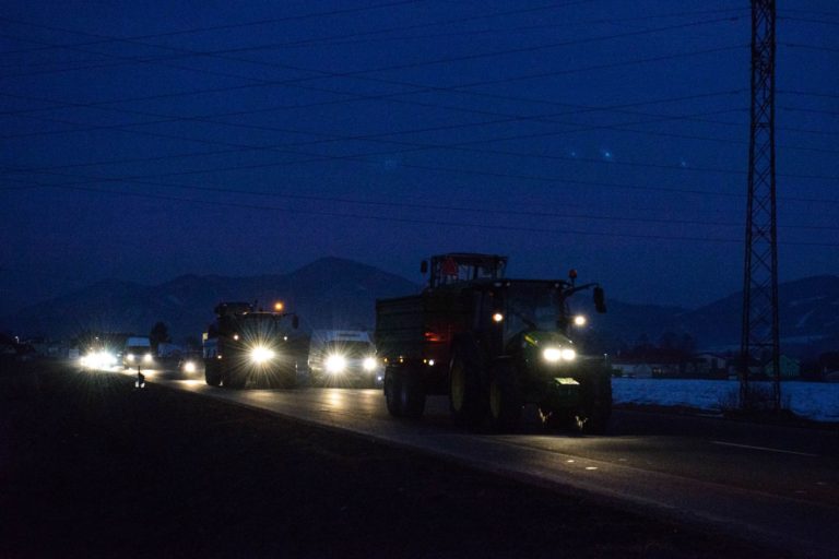 protest farmárov