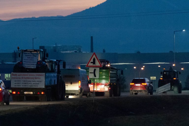 protest farmárov