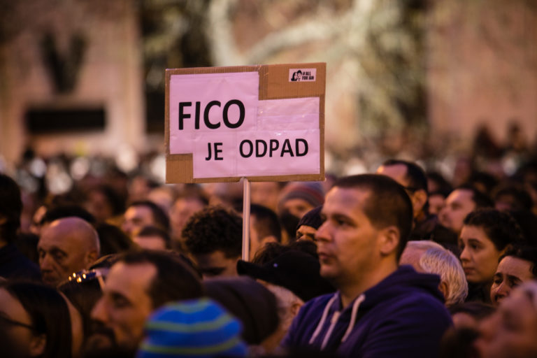 ZHROMAŽDENIE: Za slušné Slovensko v Bratislave