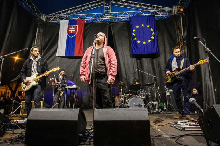 ZHROMAŽDENIE: Za slušné Slovensko v Bratislave