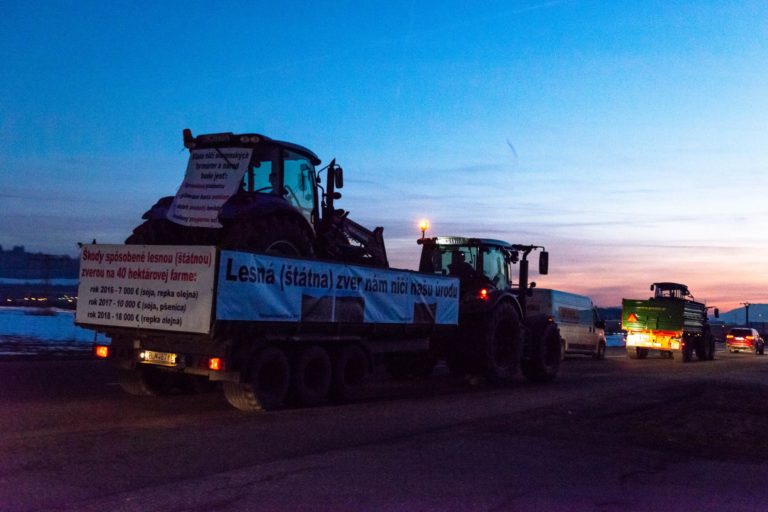 protest farmárov