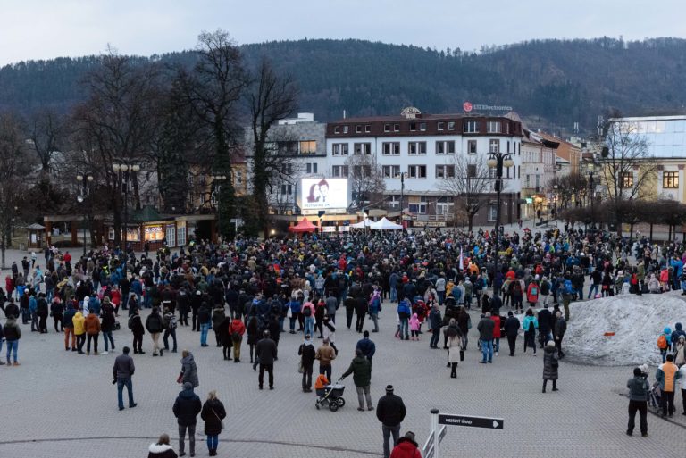 ZHROMAŽDENIE: Za slušné Slovensko v Žiline