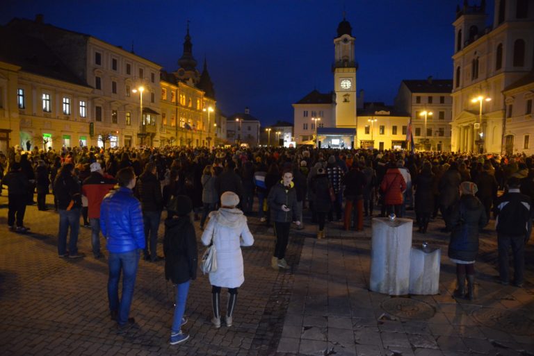 Zhromaždenie: Za slušné Slovensko Banská Bystrica