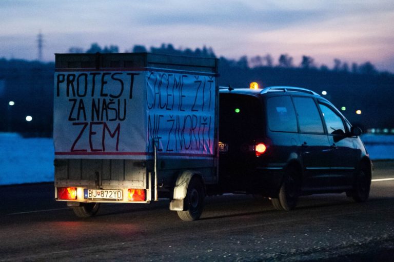 protest farmárov
