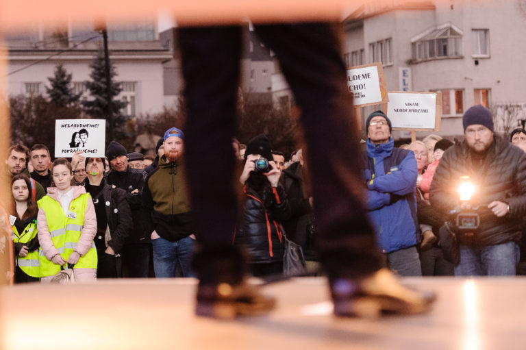ZHROMAŽDENIE: Za slušné Slovensko v Žiline