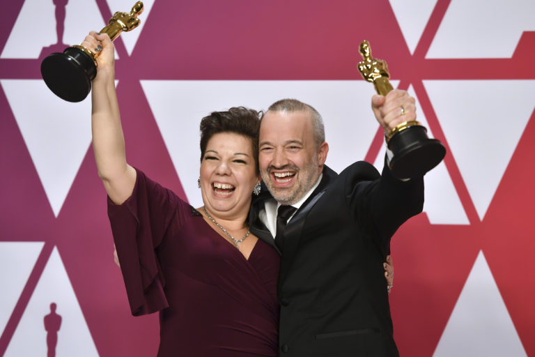 Oscar 2019, Nina Hartstone, John Warhurst