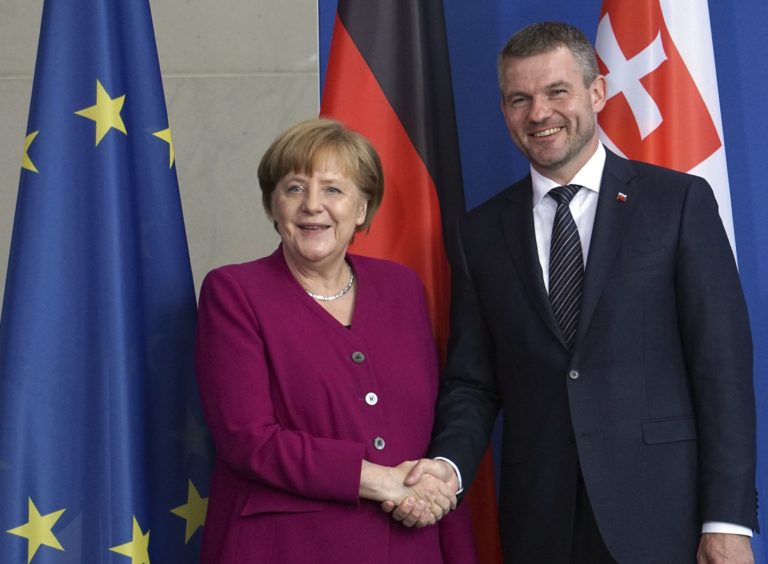 Angela Merkelová, Peter Pellegrini