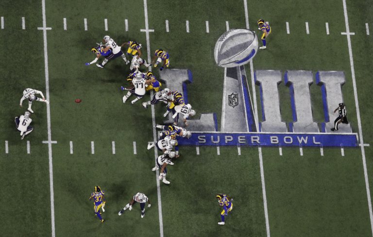 LIII. Super Bowl (Atlanta): Los Angeles Rams – New England Patriots
