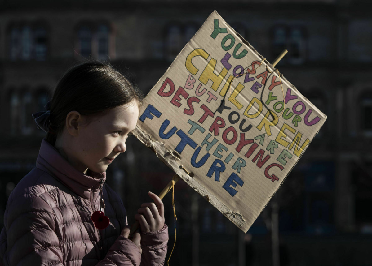 protest, klimatické zmeny
