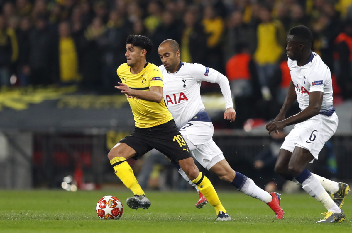 Mahmoud Dahoud, Lucas Moura, Borussia, Tottenham, Liga majstrov