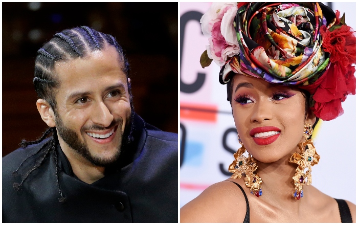 Colin Kaepernick. Cardi B