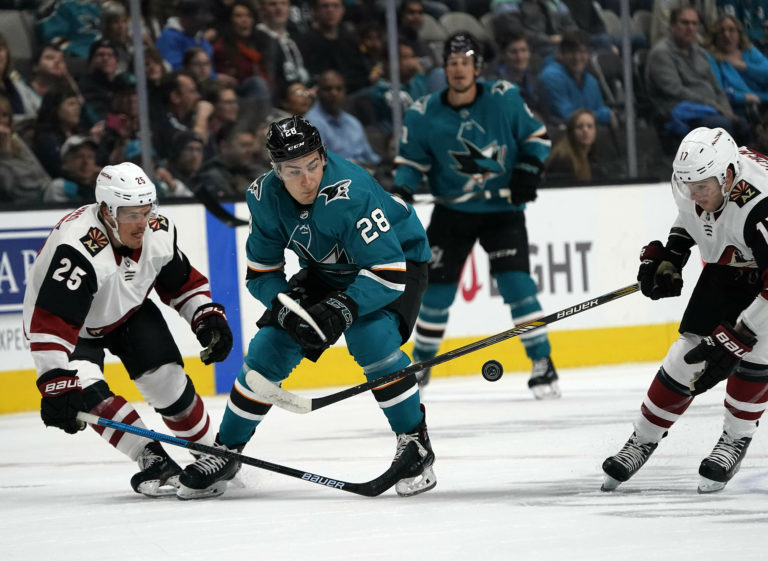 San Jose Sharks, Arizona Coyotes, Timo Meier, Nick Cousins