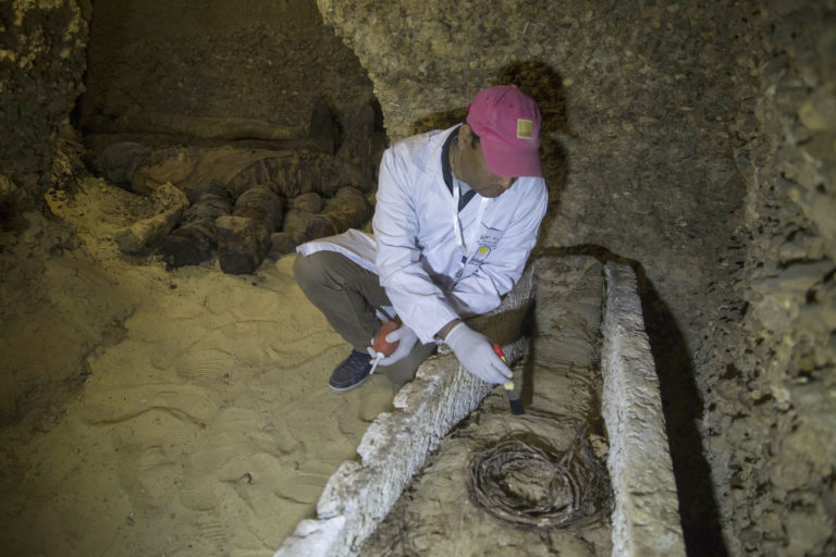Egypt, múmia, archeológ