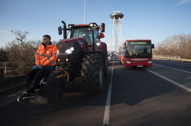 PROTEST: Farmári v Bratislave