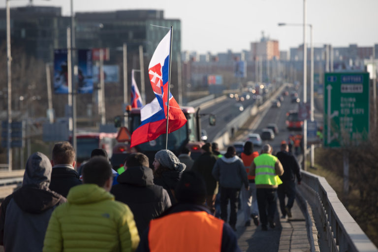 PROTEST: Farmári v Bratislave