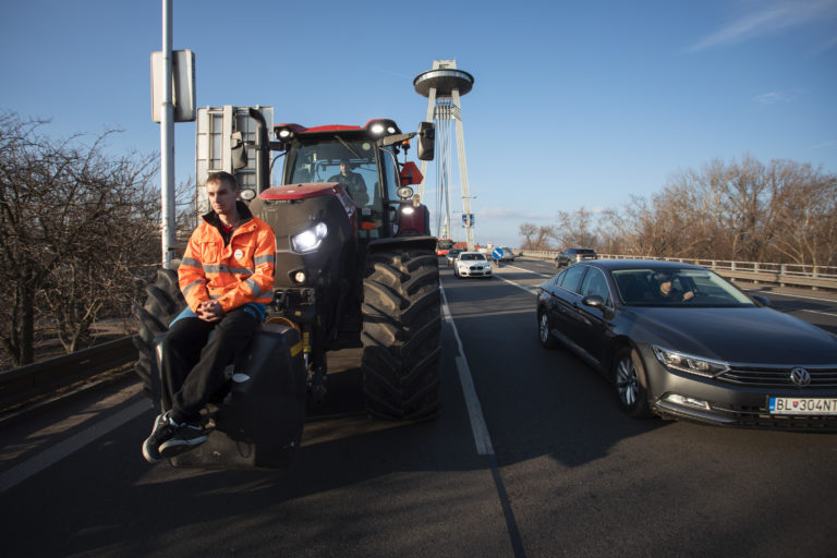 PROTEST: Farmári v Bratislave
