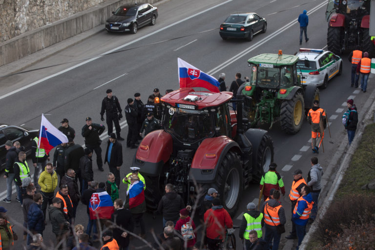 PROTEST: Farmári v Bratislave