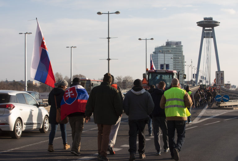 PROTEST: Farmári v Bratislave