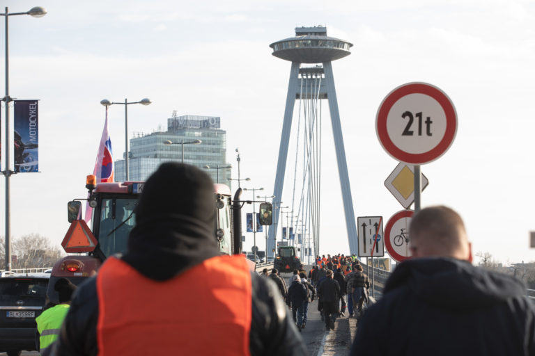 PROTEST: Farmári v Bratislave